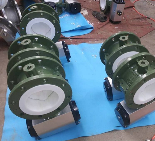 D641F46氣動襯氟蝶閥
