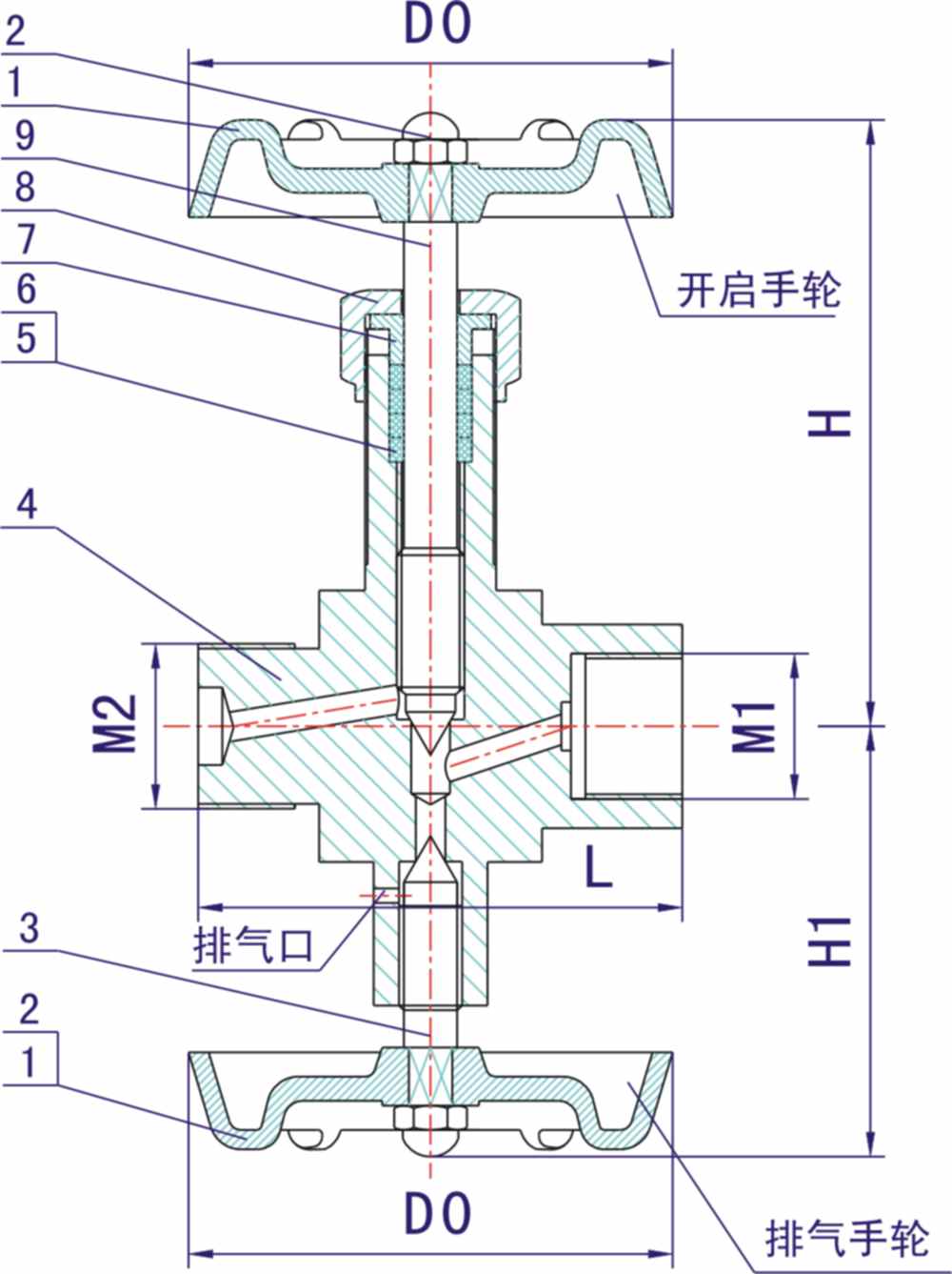 J19H-2壓力表三通閥(內(nèi)外絲)
